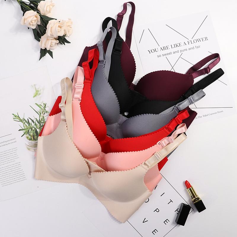Σουτιέν Deep V για γυναίκες Push Up Bra Wire χωρίς ραφή Εσώρουχα Plunge Intimates