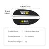 2PCS Car Rearview Mirror Sticker Rain Eyebrow Protector Cover For Renault RS Clio Scenic Logan Megane Koleos Sandero Safrane S444