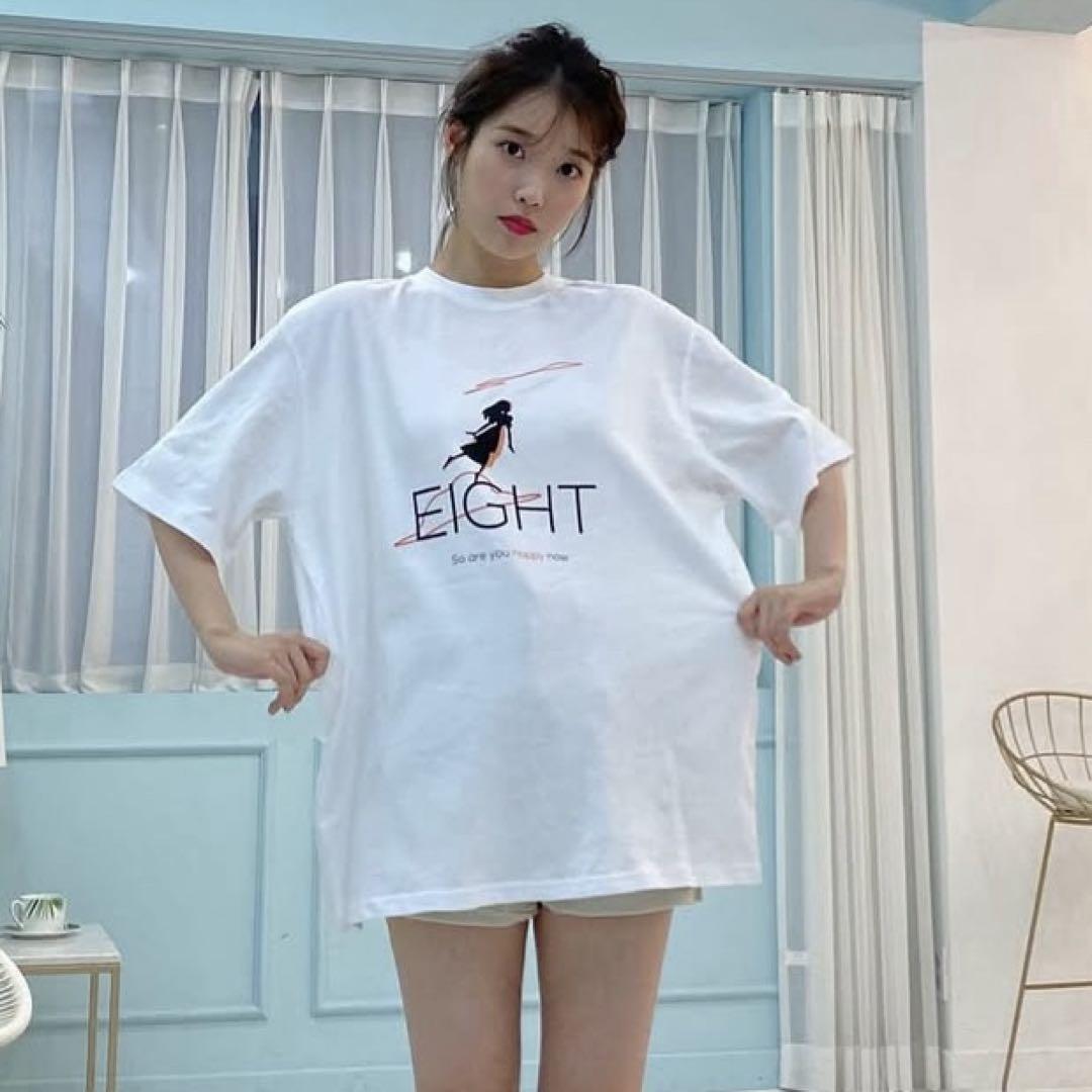 

[Б/У] IU восемь футболка официальные товары Корея