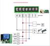DC12V Remote Control Switch for Car Horn, Electric Lock: 10A Learning Code Receiver, Single Channel, Momentary Control.
