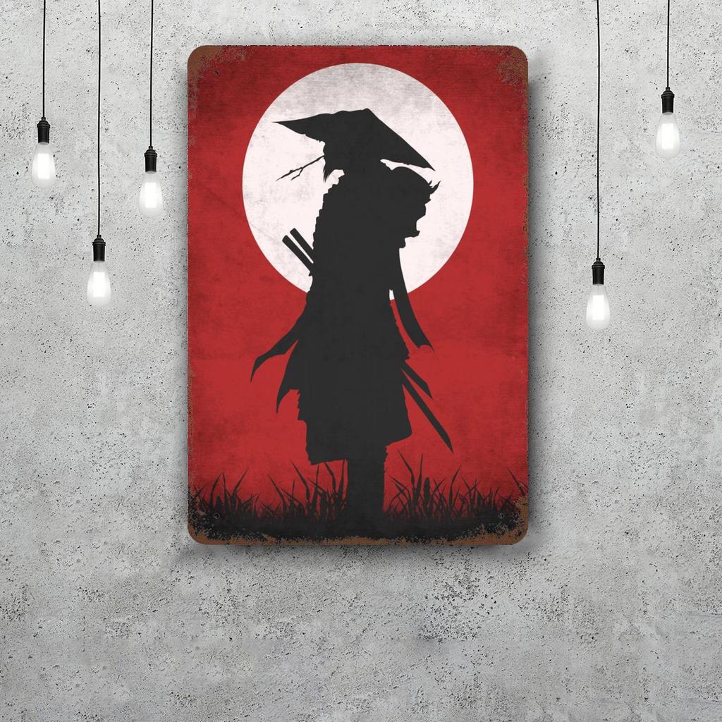 samurai champloo Decor Vintage Metal Signs Tin Signs Captain Poster Decor for Bar Pub Club Man Cave Wall Decoration