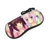 Nekopara Chocola Vanilla Glasses Case Unisex Student Zipper Anime Otaku Fans Sexy Sunglasses Storage Box Eyewear Container