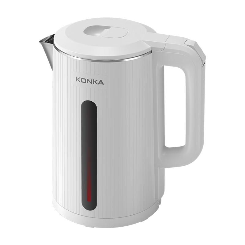 

KONKA 1,8 л Электрический чайник из нержавеющей стали 304 с двойными стенками и защитой от ожогов
