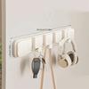 Wall Mount Door Hook Coat Rack Multi-Hook Kitchen Organizer  Entryway Key & Bag Hanger