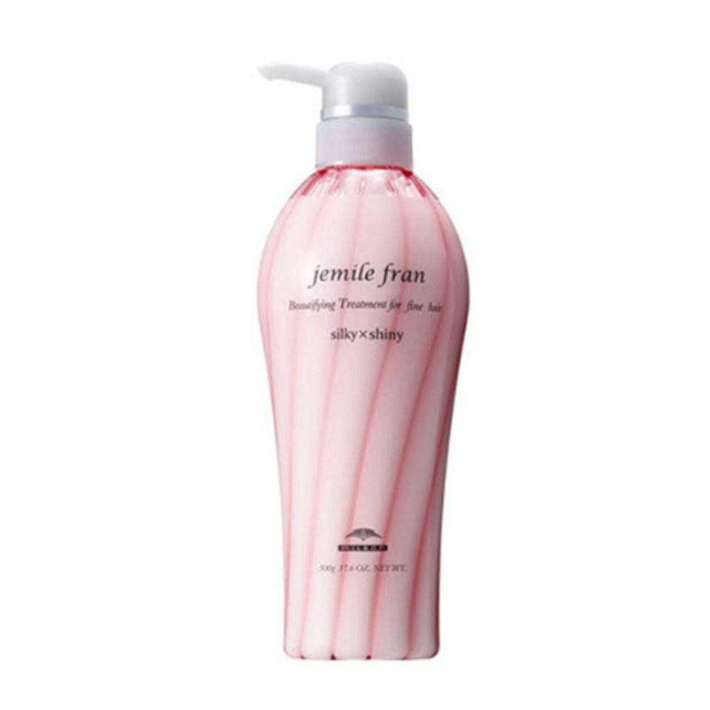 Milbon Jemilfran Silky Shiny Treatment 500g Fine Hair 1 Pcs