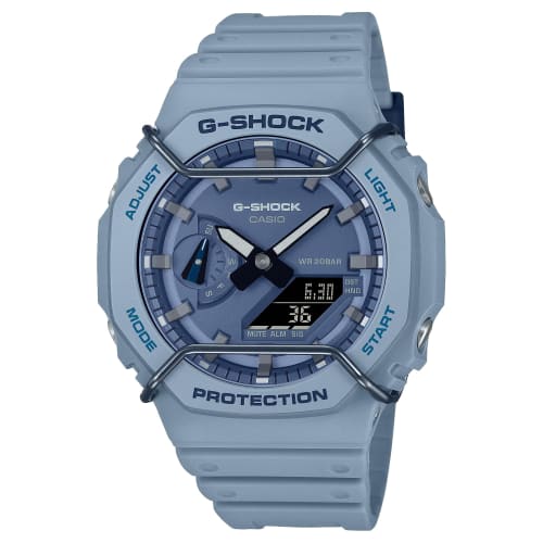 

Мужские синие часы Casio G-Shock серии Tone on Tone GA-2100PT-2A