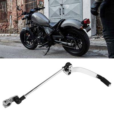 Praktischer Motorrad-Schalthebel, tragbar, silberfarben, verformungsbeständig