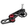 CNC Aluminum Alloy 5.6g Single Speed Bike Chain Tensioner Cycling Adjustable Pulley Jockey Wheel Derailleur for Folding Bike