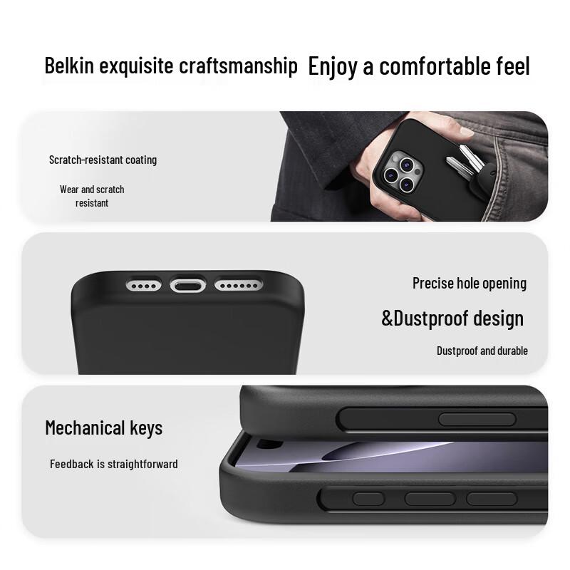 Belkin Magnetic Full-Coverage Phone Case for iPhone 17 Pro