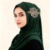 Shiny Sequin Embellished Headscarf Light Luxury Long Scarf Elegant Head Wrap Turban  Festival