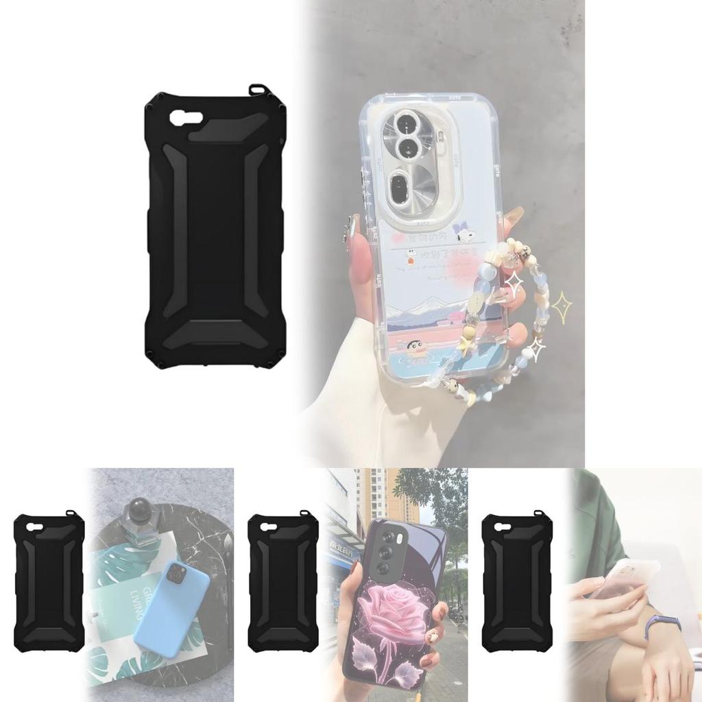 Iphone Metall-Handyschutz mit Handschlaufe und Anti-Fingerabdruck-Oberfläche für eleganten Stil