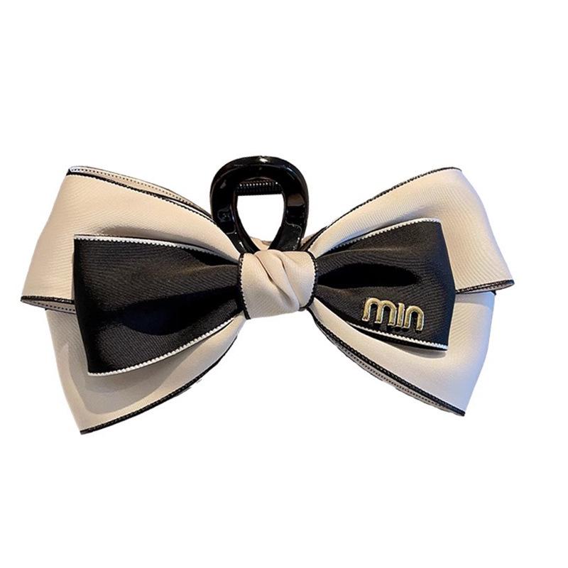 2023 Stylish Runaway Princess Bow Hair Clip: Double-Sided Shark Claw Hairpin