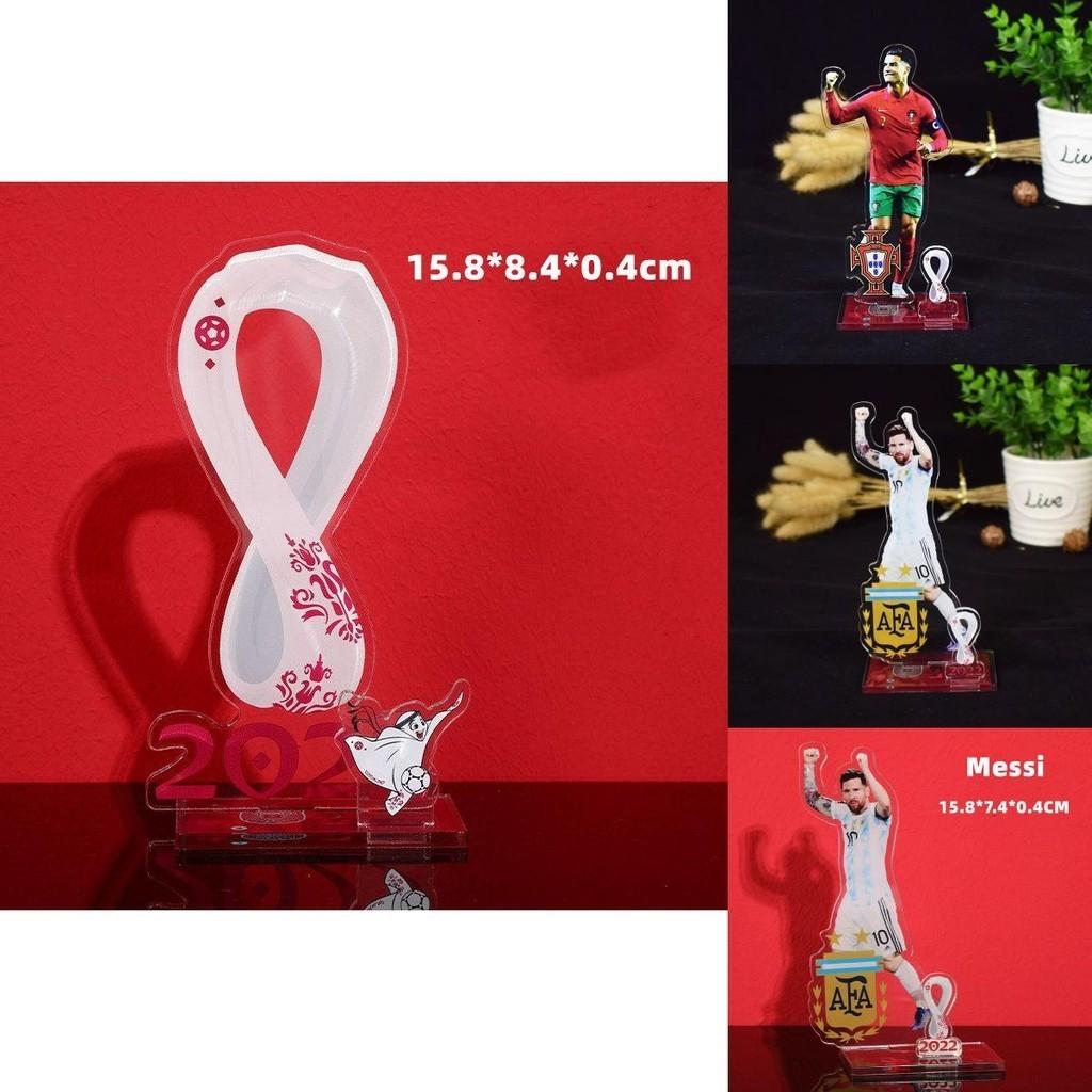 Football Star Mascot Logo Acrylic Handmade Toy Perfect For Fans Of Neymar Messi And Ronaldo