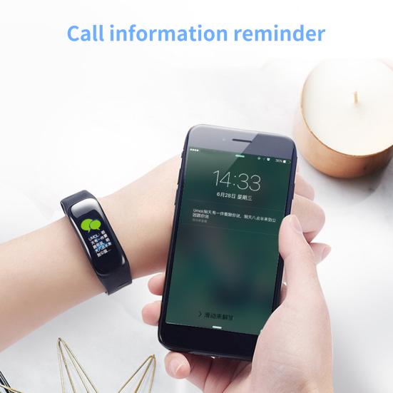 Bratară Inteligentă C1 plus Timp Lung de Standby Urmărirea Sănătății Multifuncțională Compatibilă Bluetooth Rezistentă la Apă IP67 Pedometru Confortabil Ceas Inteligent