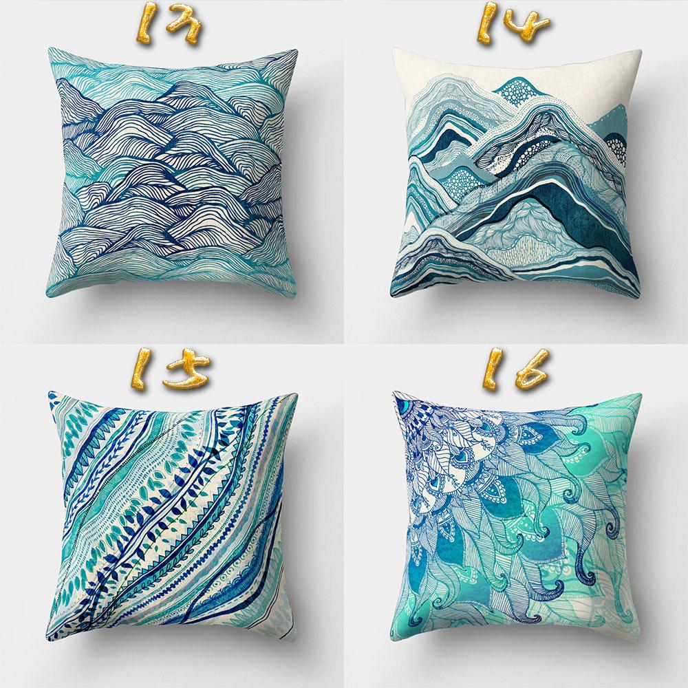 Corrugated Pillowcase Sofa Pillowcase Creative Home Car Cushion Office Pillowcase