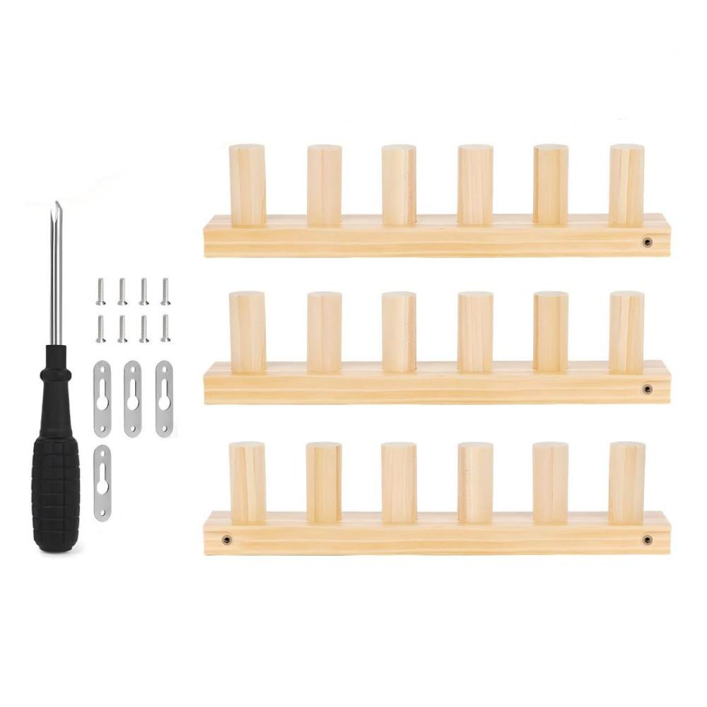 Adjustable Chunky Blanket Loom Kit Handmade Craft with Installation Tools Wooden Knitting Loom Multi-Size Hand Knitting Tool