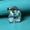 CERTIFIED 30 Ct Natural Sapphire 925 Sterling Silver Gems Pendant Gift For Mom