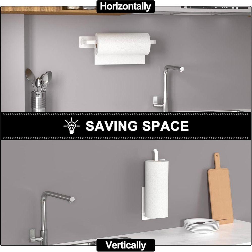 Unterbauschrank Papierhandtuchhalter Rostfrei Wiederverwendbarer Küchenrollenabroller Platzsparend Hohe Tragkraft