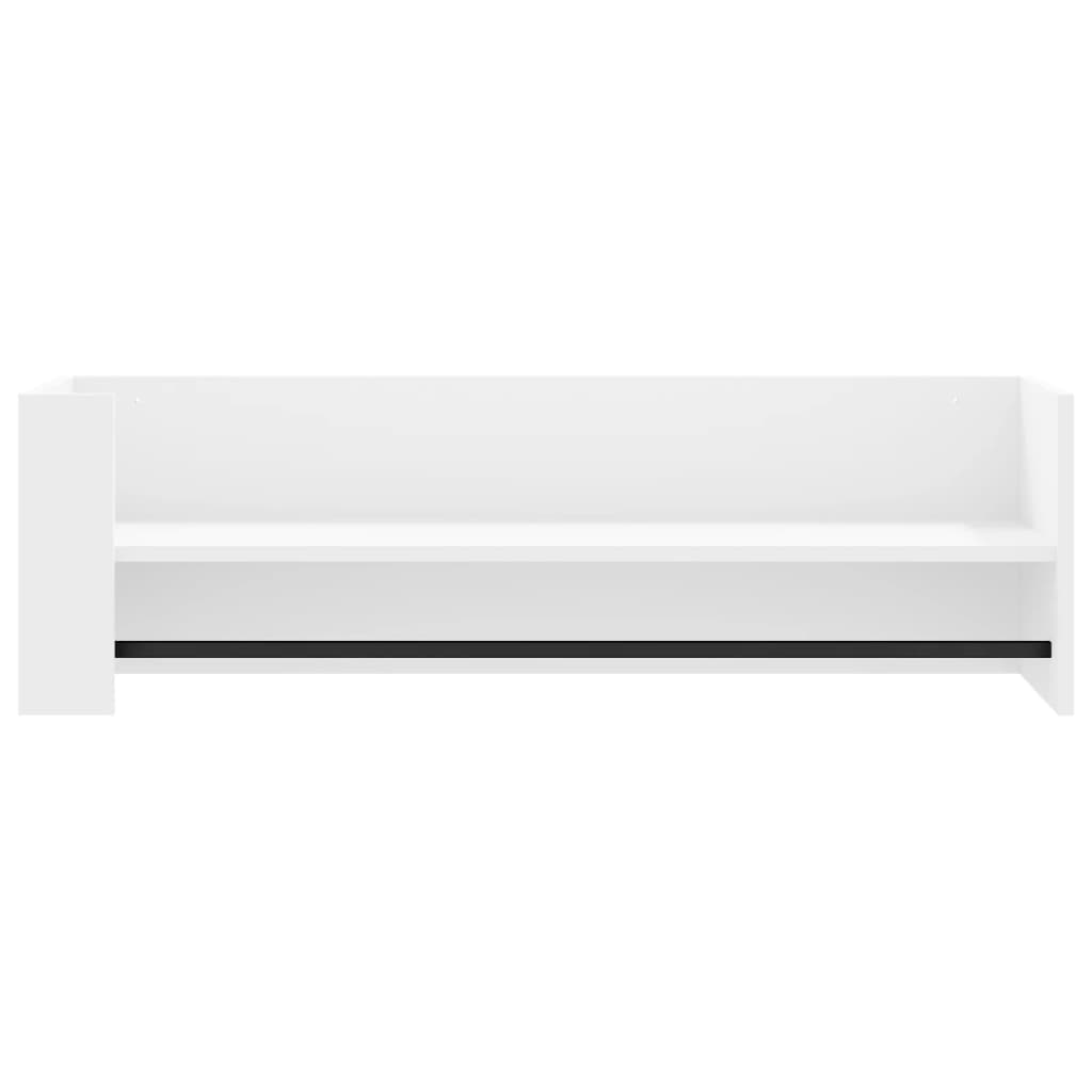 Wall Shelf White 100 x 35 x 30.5 cm Particleboard