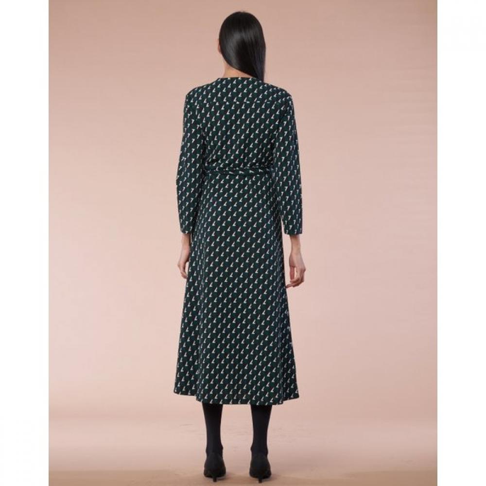 Lipbbam Creora Signature Flare Long Wrap Dress Ldm07de01