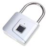 Metal Padlock Keyless Biometric Security Lock Keyless Fingerprint Security Lock 47x76mm for Gym Locker Fence & Gate
