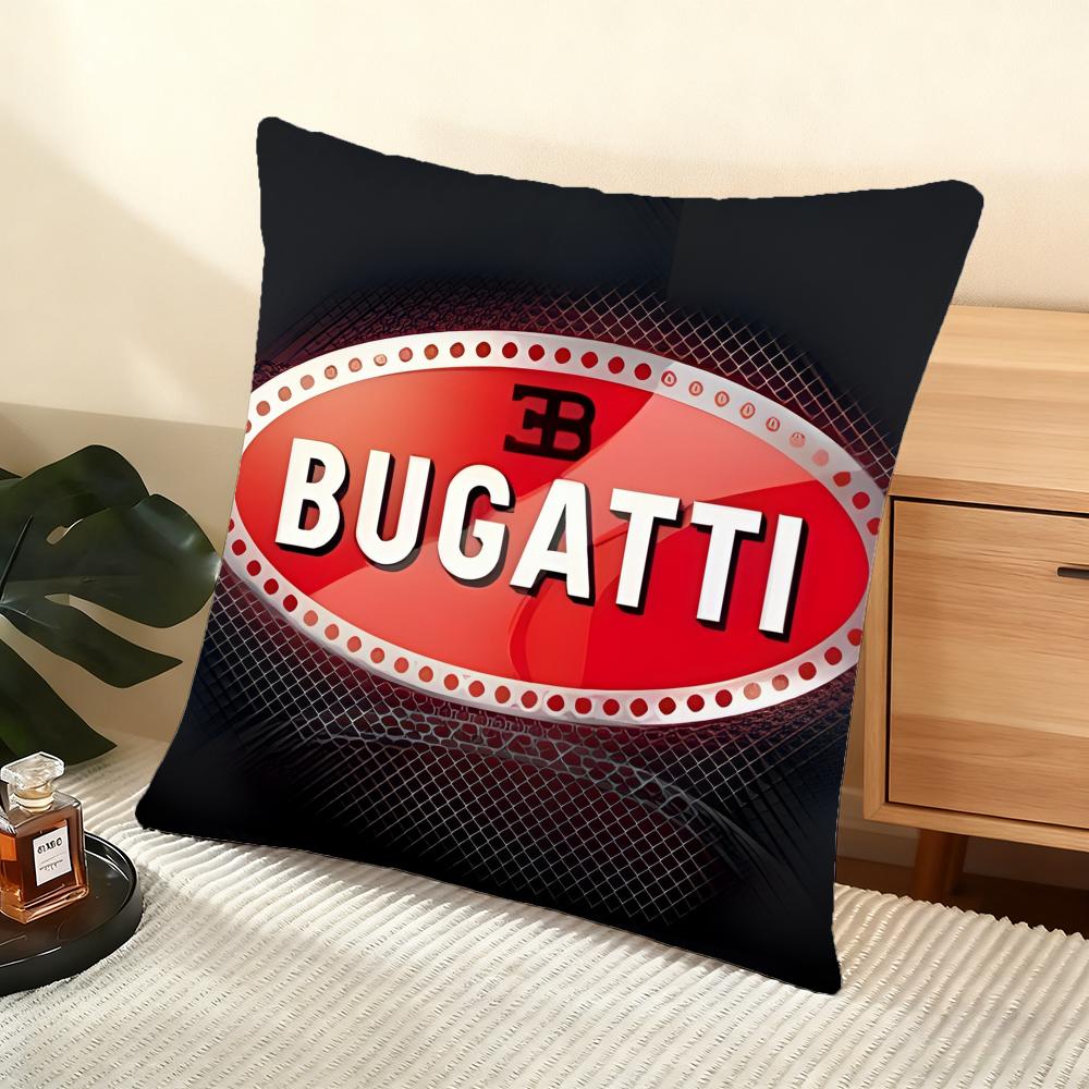Federa per Cuscino di Lusso B-B-Bugatti Morbidissimo Peluche Corto per Divano di Casa - Cerniera Invisibile Decorazione per la Casa