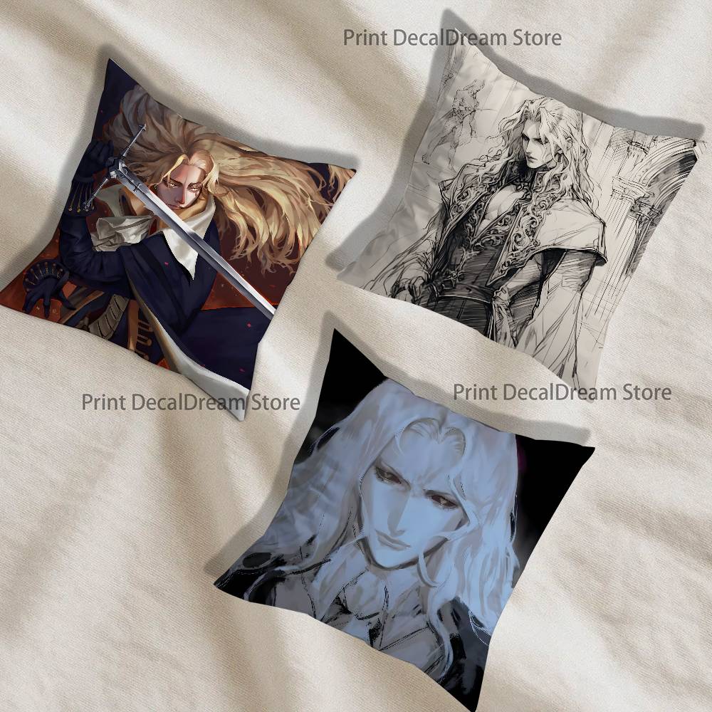 Game Anime A-Alucard Pillow Case For Sofa Decor Car Office Room Printing Cushion Cover Decorations and Protector