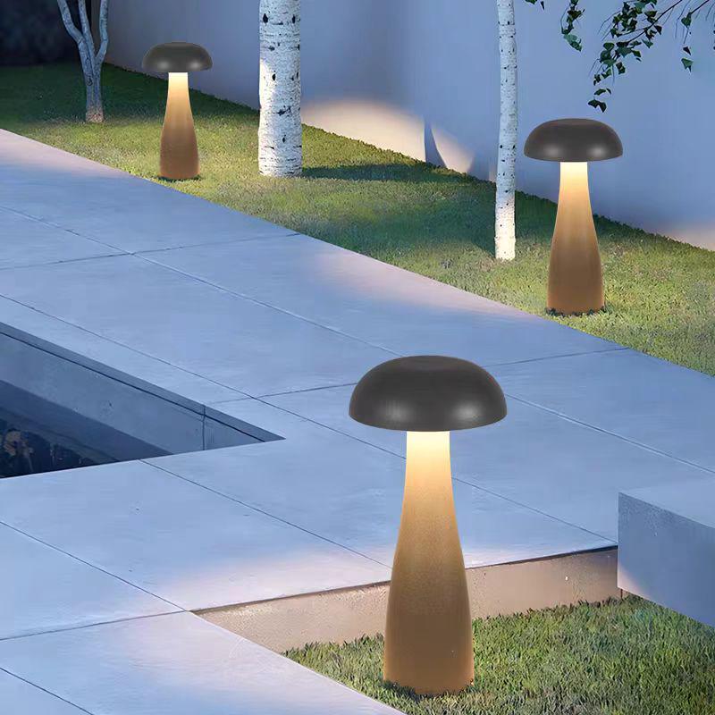LED Mushroom Lawn Light: Outdoor Waterproof Landscape Lamp for Villa, Courtyard, Park, Community, Garden Décor.