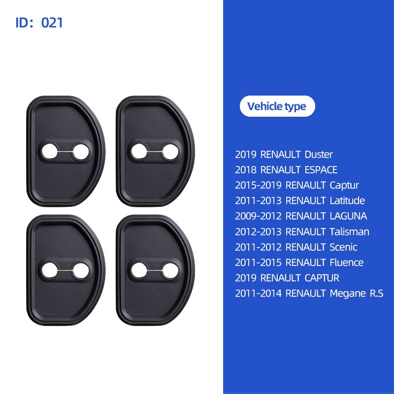 Silicone Car door lock buckle protective sleeve For Renault ESPACE Duster Captur Scenic LAGUNA Fluence Megane R.S Latitude