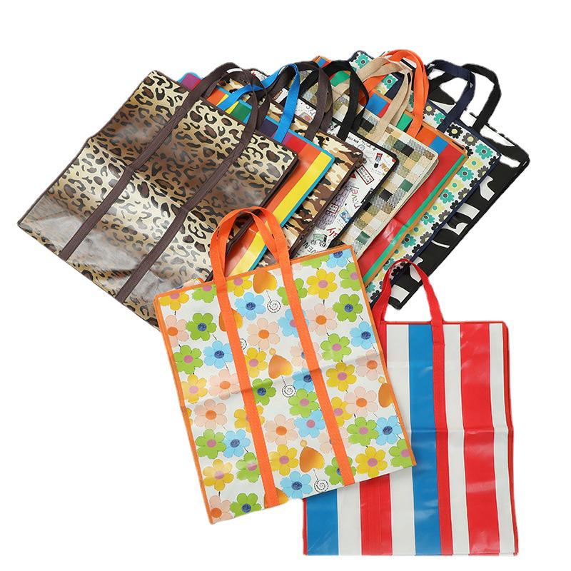 Large Capacity Non-Woven Travel Tote Bag - Thickened Fashion Storage for Moving