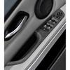 Betterhumz Car Door Armrest Window Switch Panel Sticker Trim for BMW E90 E91 E92 E93 325 2005-2012 Made of Alcantara Accessories