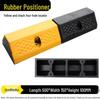 Rubber Wheel Stop: Large Car Reversing Anti-Collision Barrier & Locator