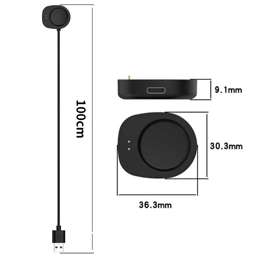 Nový bezdrátový nabíjecí převodník pro Amazfit Balance 2 Nabíjecí adaptér Dok pro nabíjení chytrých hodinek Náhradní Přenosný