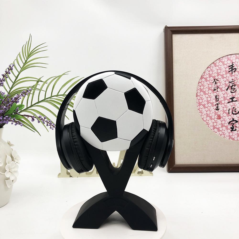 Cute Bowknot Headphone Stand: Girly Multifunctional Desktop Organizer & Display Soccer