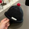 Solid Color Winter Baby Hat Warm Infant Cap New Landlord Hat  Kids Boy Girl