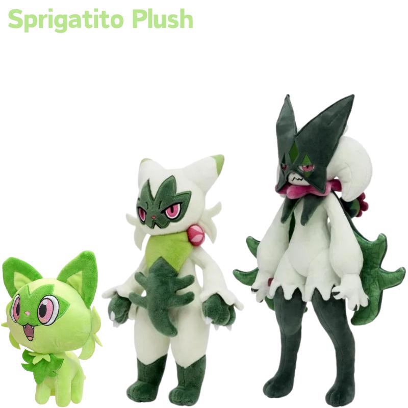 Sprigatito Fuecoco Quaxly Kawaii Plush Toys Cute Anime Scorbunny Cinderace Stuffed Animals Peluche Dolls Festivals Gifts