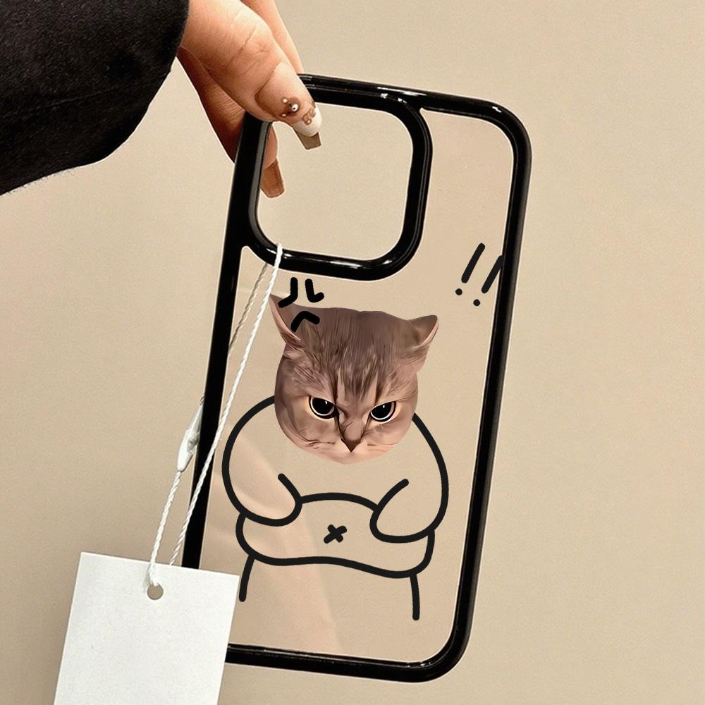 Acrylic Phone Case for iPhone 11 12 13 14 Pro 12 14 16 Pro Max for Samsung A16 A36 A56 S24 FE High-quality Painted Anti-fall Mobile Phone Case