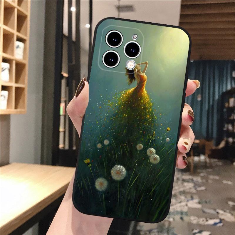 Mooie Paardenbloem Telefoonhoesje Voor iPhone Samsung Galaxy Redmi Xiaomi Oppo OnePlus Note SA 7 8 9 10 11 12 13 14 20 21 22 23 53 54 Pro Max Plus Ultra