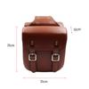 Motorcycle Bicycle Universal Waterproof PU Saddlebag Rear Side Travel Luggage Bag Tool Phone Wallet Bag For Harley Kawasaki BMW