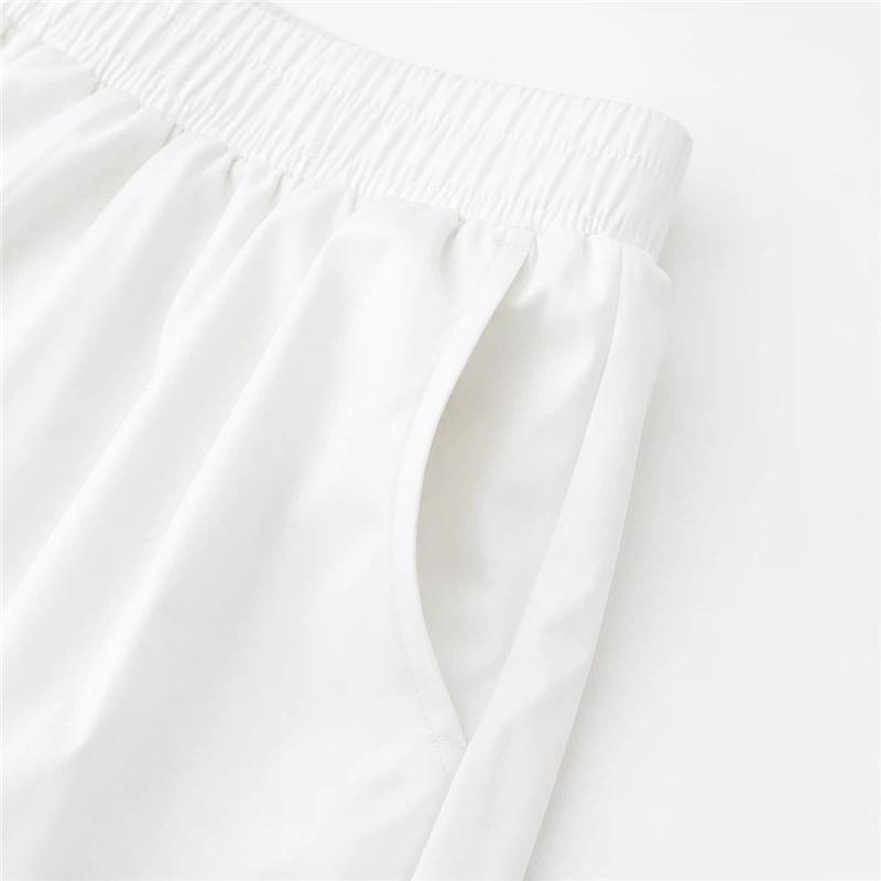 Hot Style Elastic Pocket Fluffy Flower Bud Skirt New Summer High Waist Lantern Black and White Pants Short Skirt