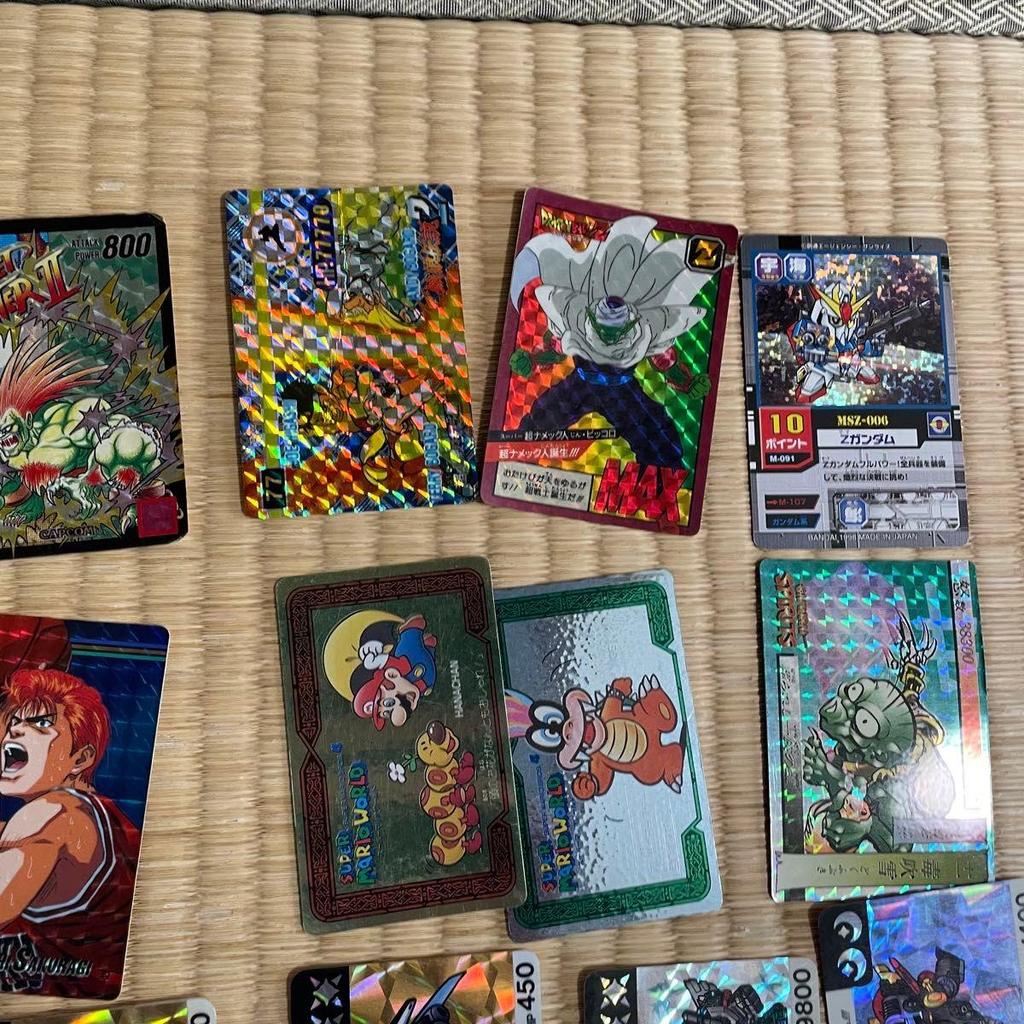Used 20% price reduction possible Carddass Kira Card Various Gundam Dragon Ball Slam Dunk