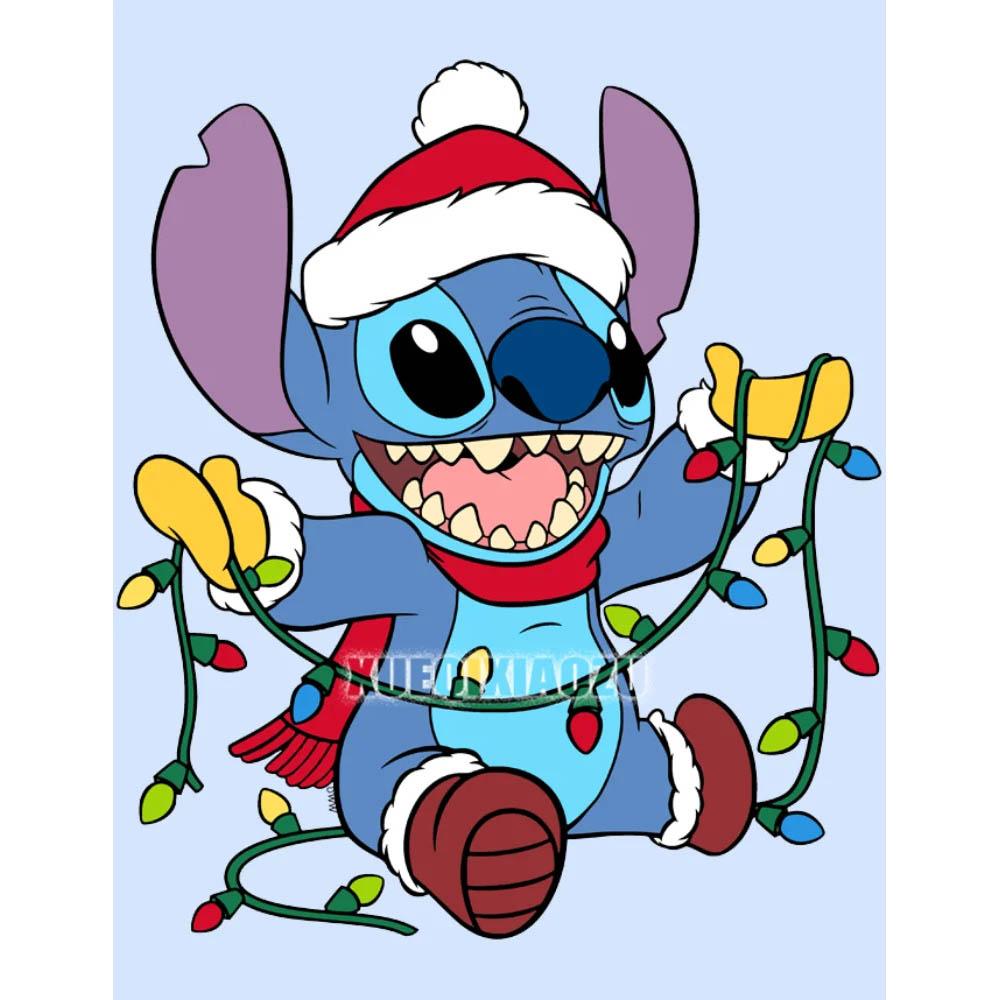 Disney מיקי מאוס לחג המולד ציור יהלומים קריקטורה פסיפס רקמה פאזל יהלומים עשה זאת בעצמך אבני חן קישוט לחדר ילדים מתנה