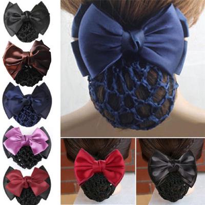 Bow Barrette Lady Hair Clip Cover Bowknot Bun Snood Γυναικεία αξεσουάρ μαλλιών Νέο