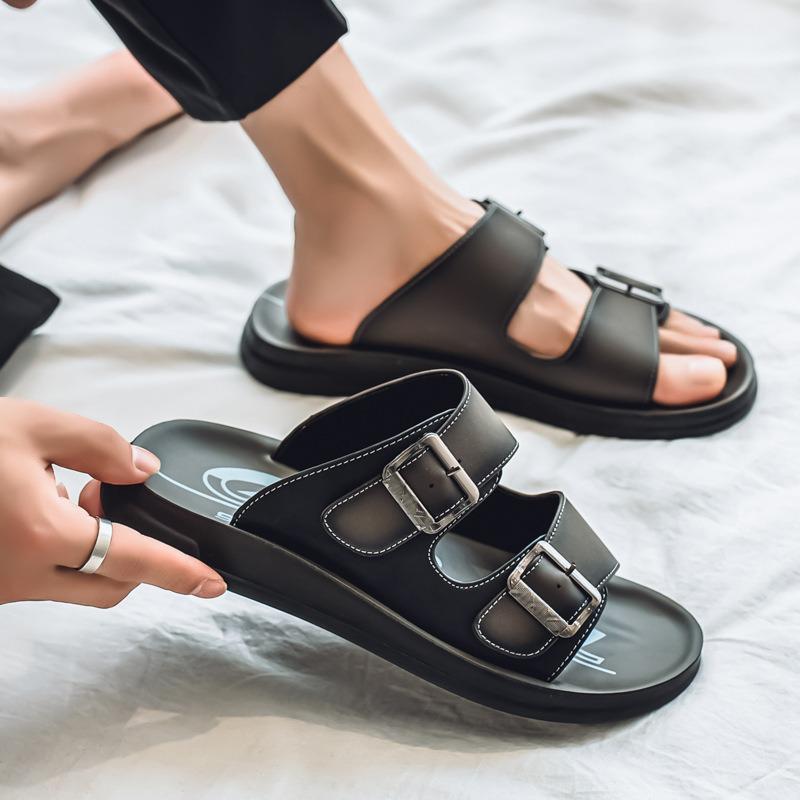 Summer Slippers for Men Fashion Casual Sport Sandals Outdoor Non Slip Flat Sandals for Men Beach Cool Slipper Chanclas De Hombre
