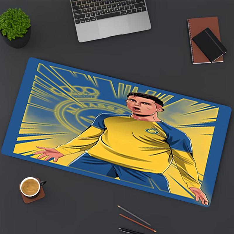 Cristiano Ronaldo Print Mouse Pad, for Keyboard Pad Laptop PC Mat for Office Home Use, Desk Decor, Perfect Birthday Gift for Gamers