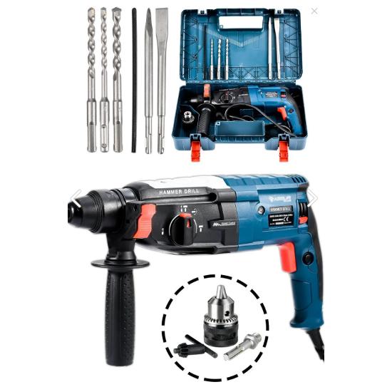 

Ударная дрель по металлу с коробкой передач Assur Plus 850 Вт Перфоратор Hilti 2–28 мм