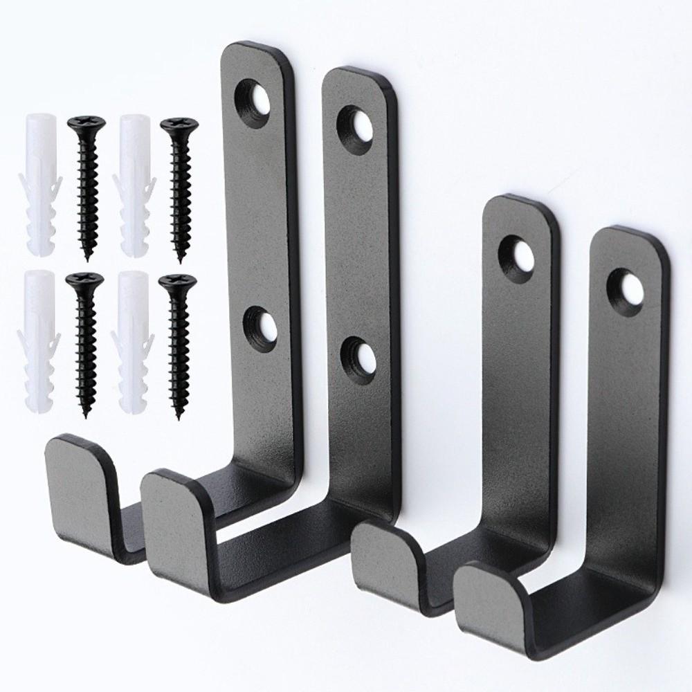 5pcs/set Metal Coat Rack Hooks Single Claw Hooks with Screws Wall Hooks Space Saving Multi-Purpose Clothes Hanger