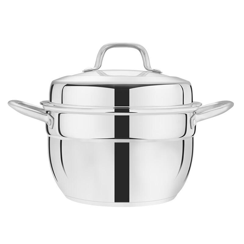 DELUMAN DZ-26 Multifunction Double-Layer Steamer Pot