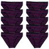 Cotton Panties for Woman Sexy Lace Underwear Briefs Set Lingerie Girls Ladies Bikini Underpants Striped Print Knickers 10Pcs/set
