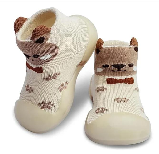 

Детская обувь для мальчиков и девочек, обувь для первой ходьбы, нескользящая детская напольная обувь на мягкой подошве, кроссовки для малышей, носки для маленьких девочек 2 - 3 коричневый